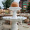 Ou Yi Stone Sculpture Fountain Manufacturer Sunset Red Wind Water Ball Villa Landscape Decoration Marble Fountain Processing Customization