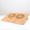 Desk Solid Bamboo Wood Foldable Laptop Air Cooling Stand Pad Cooler for Laptop 14inch