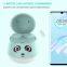 New Design Cartoon Zw-T7 Tws Wireless Earbuds Bt 5.0 Cute Earphones With Binaural Hd Call Headphones