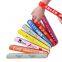 Hot Selling High Quality Custom LOGO Text Silicone Slap WristbandSports Activities Vibrant Colors Silicone Snap Bracelet