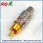 High end RCA RGB male plug and female jack socket CYB RX connector