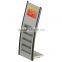 18.5 inch free standing lcd advertising kiosk for retail store usb sd card player promotion display media player advertising scr