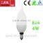 3w E14 Led Candle Lights Clear/frosted Glass Cover e12