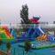 inflatable water park inflatable big water slide with pool