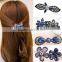 Stylish vintage ink Blue Crystal springs burst hair clip,hair clips,Hair Clasp