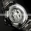 2015 China Supplier Fashion Brand Stainless Steel Skeleton Mechanical Automatic Man Watches For Men Sport Watch WM420