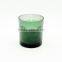 Multi-colored Luxury scented candle in glass jar