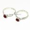 Lovely !! Red Onyx 925 Sterling Silver Toe Ring, Wholesale Silver Jewelry, Free Shipping On Wholesale Order