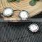 LFD-002B Finding ~ Druzy Round Shape Pearl Pave Rhinestone Connectors Spacer Beads Jewelry Making