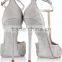 Women shoes new design 2016 crystal heels awards tstrap types dress shoes pumps flower style fancy girls shoes