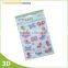 Funny 3D effect printing PP/PET3d lenticular plastic sticker