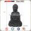 9.6" Antique resin buddha bird feeder for garden decoration