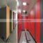 0.6-25mm decorative durable metal lockers for changing room with bench