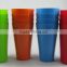 18oz plastic cup PP Food grade plastic water tumbler BPA Free water cup custom color custom logo factory price