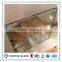 10mm 12mm 15mm blue green bronze toughened safety glass with polished edge