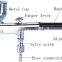 HS-34K brush air brush double action airbrush dual action airbrush