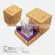 Single leather perfume box packaging