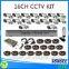 Digital Camera kit x-ray equipment 16CH CCTV DVR with 800TVL CMOS IR bullet Cameras dvr kit