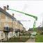 10 m to 18 m trailer mounted articulating boom lift