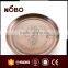 ancient copper embossed grape plate, stainless steel non-slip serving tray