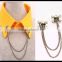 Skull collar chain pins, collar chain, collar brooch, lapel pin, skull pin brooch