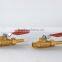 Demountable brass ball valve