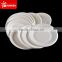 Oval Biodegradable heavy duty disposable sugarcane pulp plates