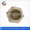 ITS-130 cnc machining brass parts or brass pipe fitting