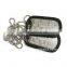 Stainless Steel Metal Military Army engraved metal tags