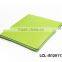 LCL -B12041710 raw cut bi color pvc semi pu cluth envelope cosmetic bag doument holder mini pad pouch