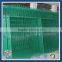 Alibaba China green vinyl pvc coated welded wire mesh fence 2.64mm mesh fence fence post