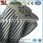 Galvanized / Ungalvanized steel wire rope 1x7,7x7,1x19,6x36,7x19,1x37,7x37 with plastic cover