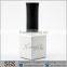 Colorful 15ml uv gel polish bottles with black cap and brush
