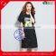 Custom Wholesale 100 Cotton Summer Casual Full Printed Lady Dress
