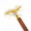 Decorative crocodile handle walking stick/Brown wood walking stick/Stylish walking stick wk1130