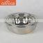 Multipurpose metal round pot/stainless steel deep pot/mixing bowl set