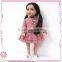 Fashion Plastic Vinyl half cloth body doll toys , PVC vinyl doll for girls
