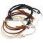 Handmade Multilayers PU Leather Cuff Wrap Wristband Hooks Clasp Bracelet