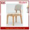 High Cost-effective Upholstered Seat Durable Wood Base Leisure Chair