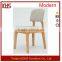 Great Cost-effective Upholstered Fabric Seat Wood Strong Base Leisure Chair