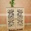 Hot Sell exquisite flower pattern design wood plastic composite sotrage Cabinet