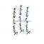 Star Diamond Crown Smile Text Art Tattoo Festival Custom Temporary Tattoo Sticker