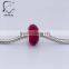 Beautiful woman jewelry Chunky cubic zirconia element glass bead