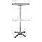Tilting metal Bar table