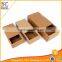 Small luxury brown custom made packaging box