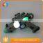 Non-toxic plastic electric light flashing sniper toy gun with sound and mask