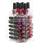eye catching clear custom acrylic lipstick tower,acrylic lipstick organizer,acrylic spinning lipstick tower