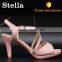 handmade fashion metal buckle ladies sandals and slippers