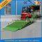 CE portable truck loading ramp mobile hydraulic container dock loading ramp for forklift