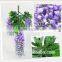 Hottest Artificial Wisteria for Wedding Decoration/artificial Wisteria for Christmas Decoration Artificial Flowers 110cm